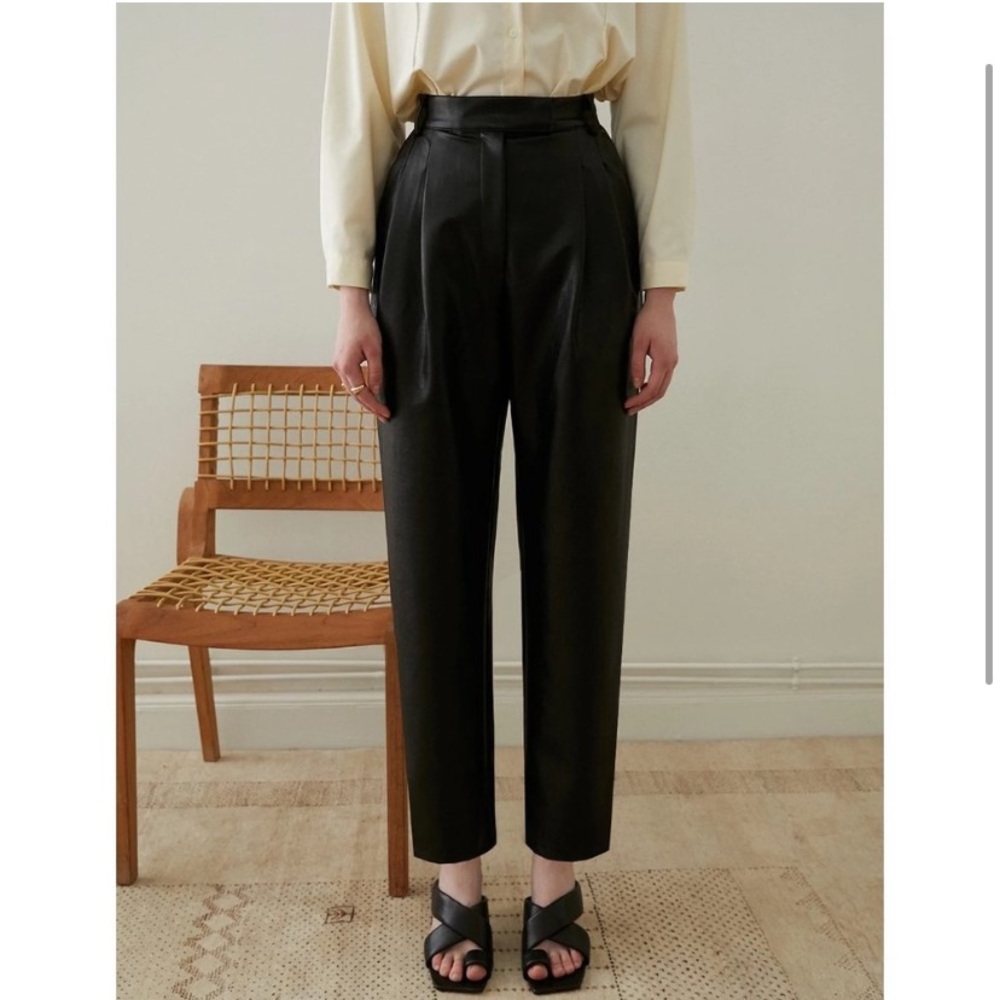 Pixie Market Vegan Leather Trousers